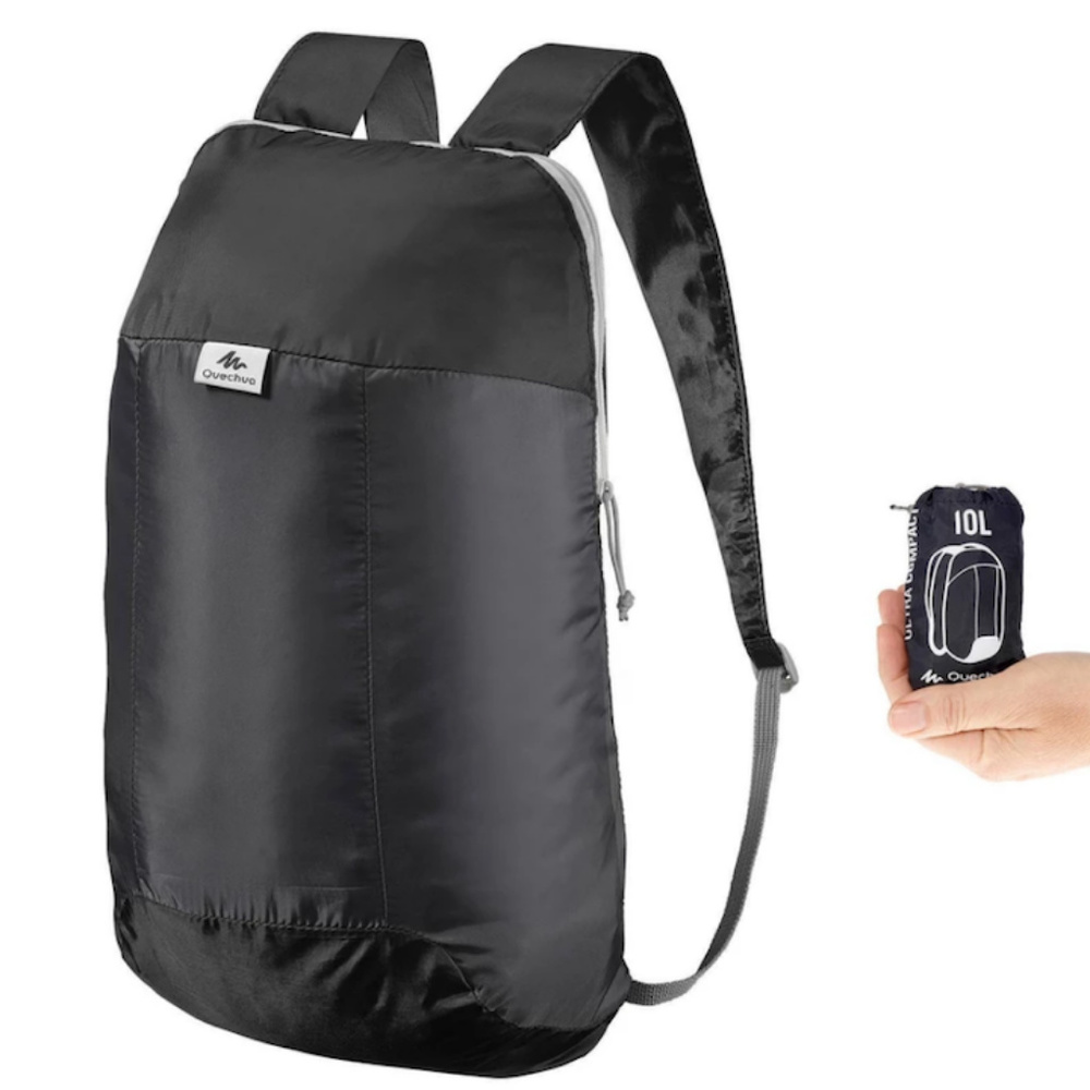 Ultracompact backpack 10 liters black for City, ..